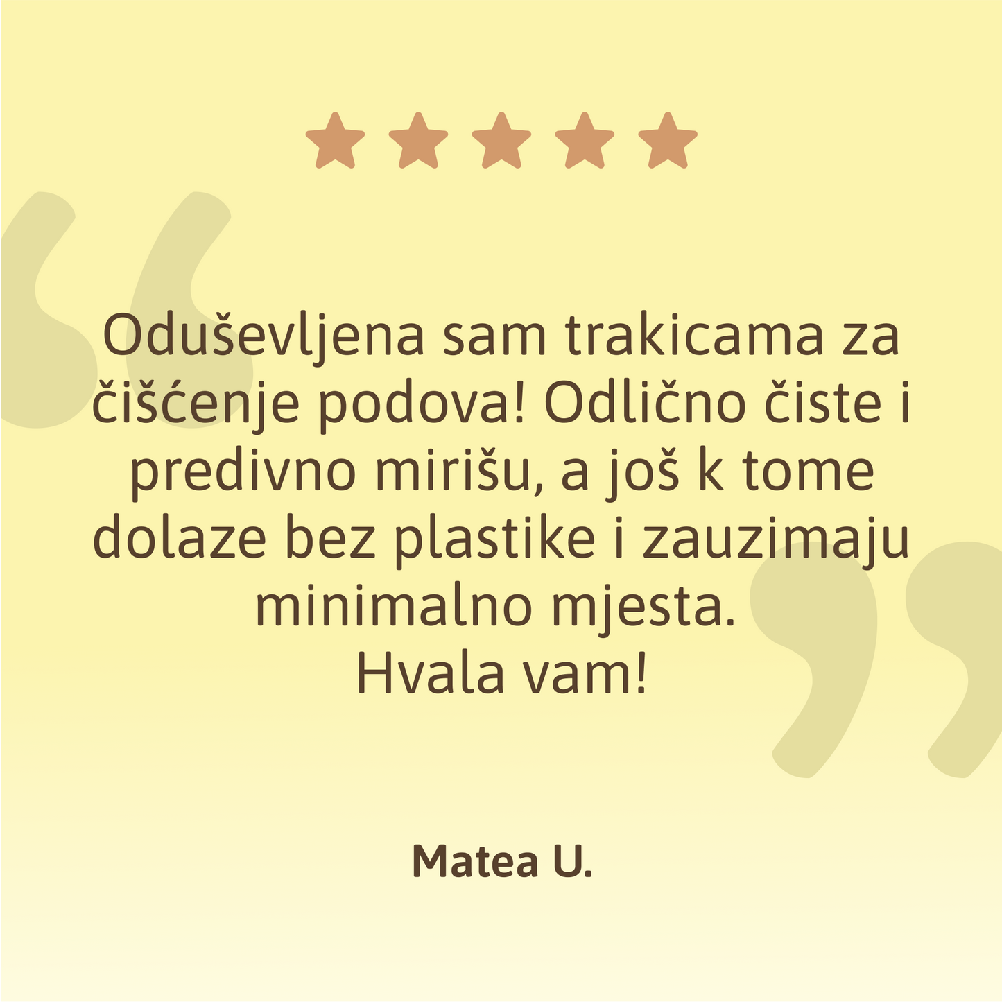 Sredstvo za čišćenje podova – 30 Eko-trakica