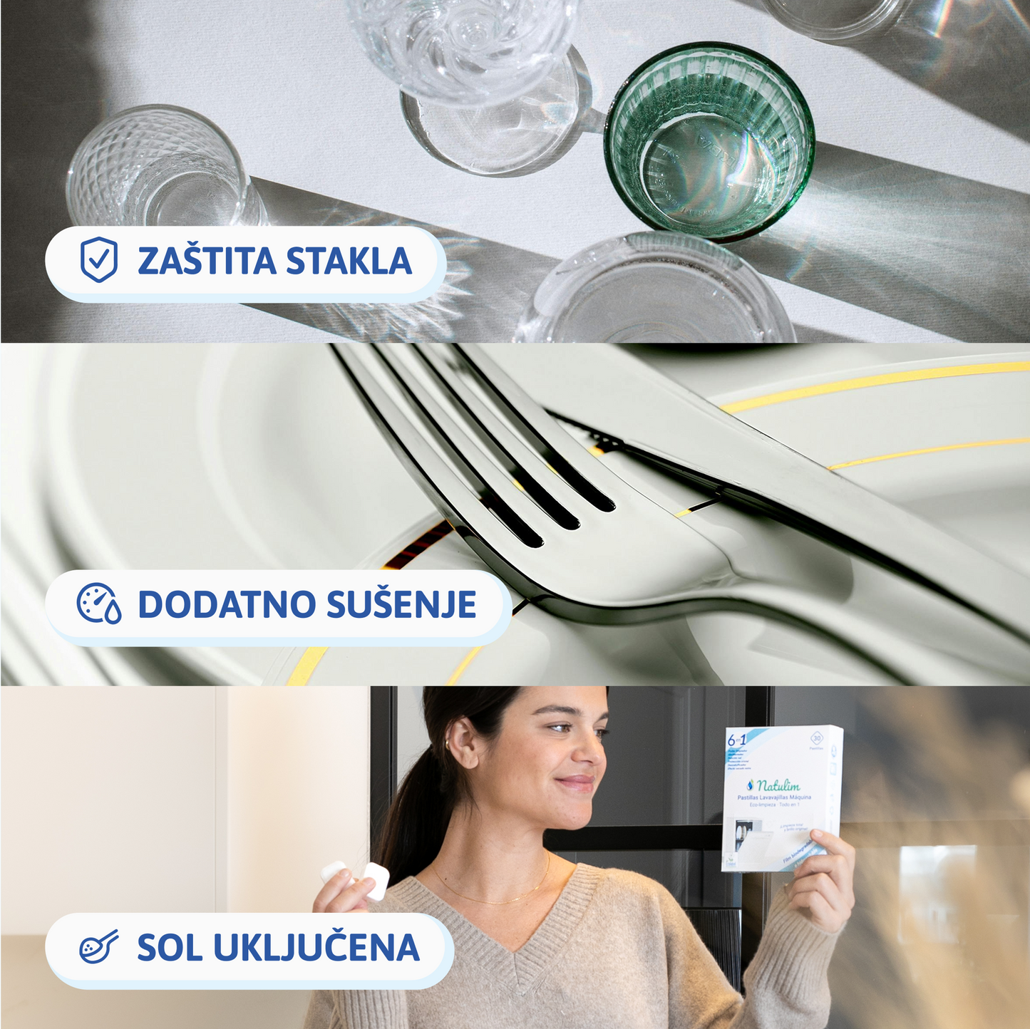 Eco tablete za perilicu posuđa 6 u 1 – 60 pranja